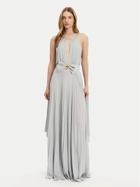 Elisabetta Franchi Rochie de seară Argintiu albastru