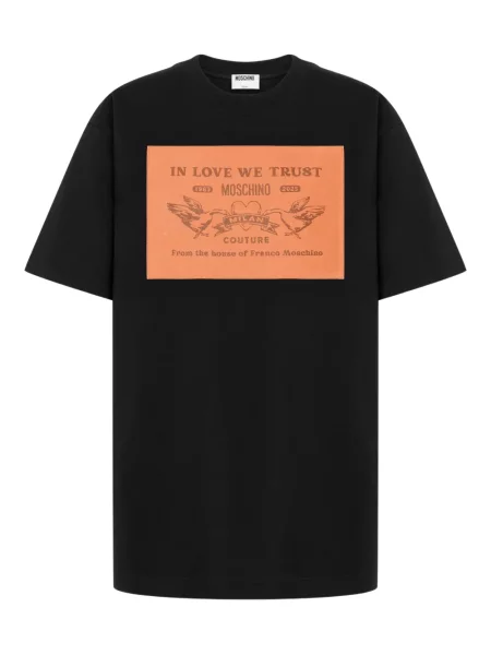 Tricou Moschino cu imagine negru