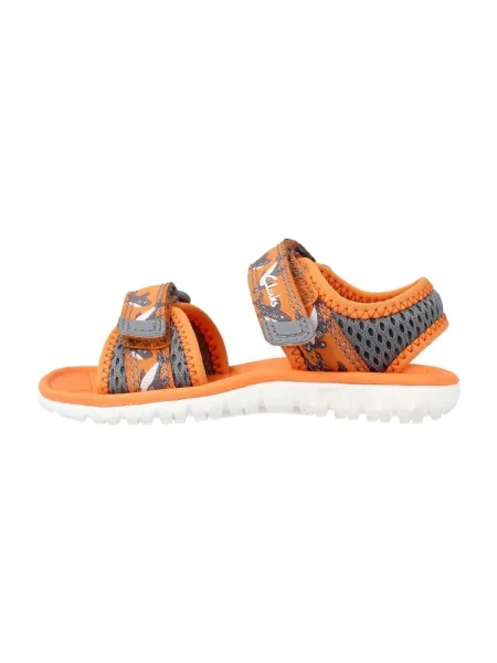 Sandále Clarks oranžová