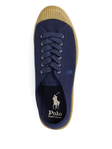 Карирана поло тениска Polo Ralph Lauren с принт поплин бяло