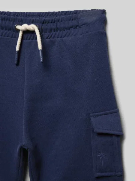 Szorty o kroju straight fit z cargo Blue Seven granatowe