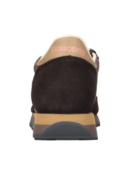 Sneakersy Saucony zamszowe brązowe