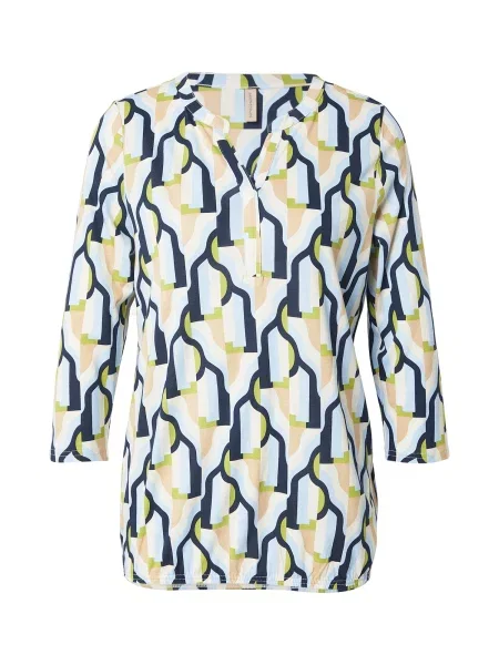 Soyaconcept Tricou FELICITY bej / bleumarin / albastru deschis / murdar alb