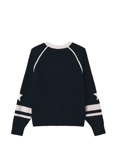 Pulover Mini Cream cu autograf negru