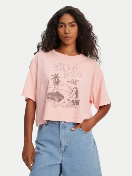 Billabong Tricou Island Memories Coral Oversize