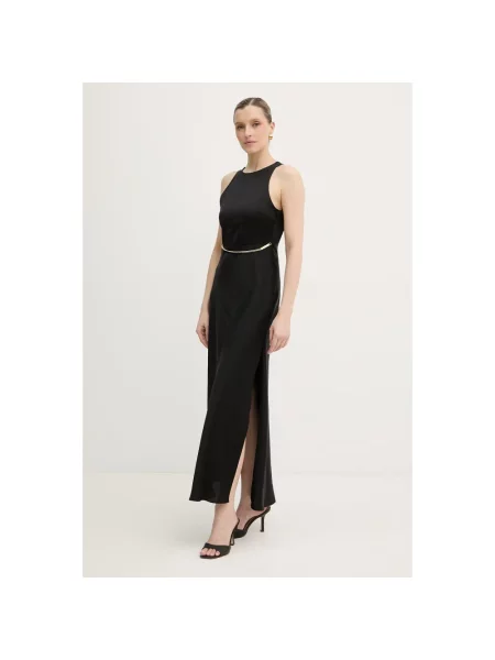 Sukienka maxi Armani Exchange czarna
