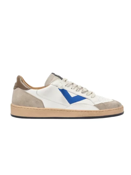 Sneakersy 4b12 skórzane białe