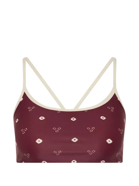 Сутиен The Upside с принт кафяво