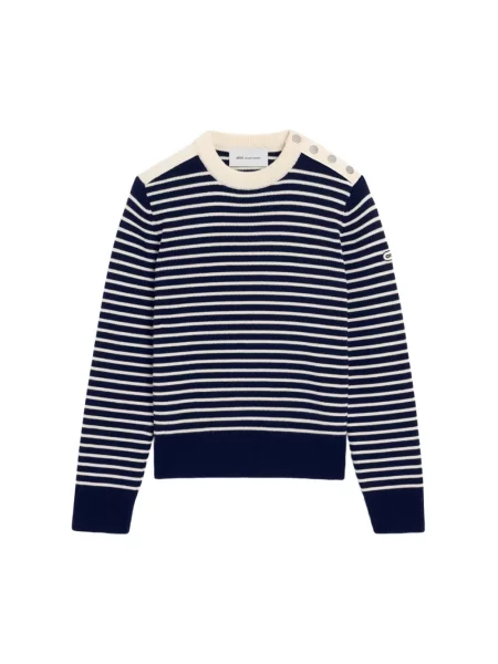 Sweter Ami Paris niebieski