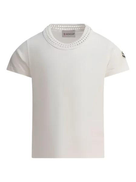 Koszulka dziecięca Moncler Enfant biała