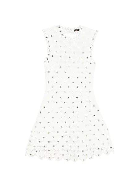 Rochie mini Maje cu paiete de costum mini alb