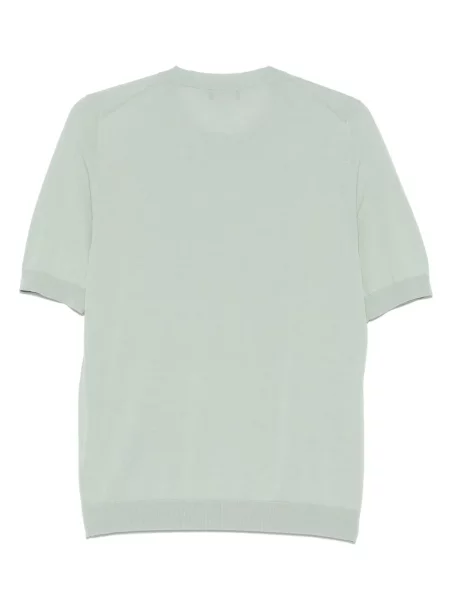 Tricou Ballantyne tricotate verde