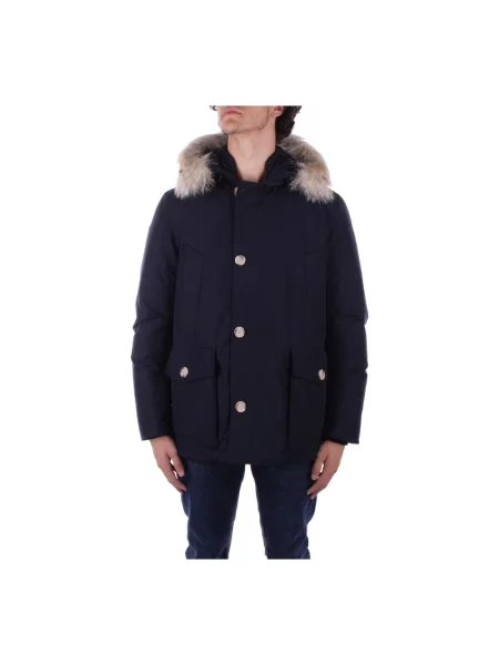 Anorak Woolrich niebieska