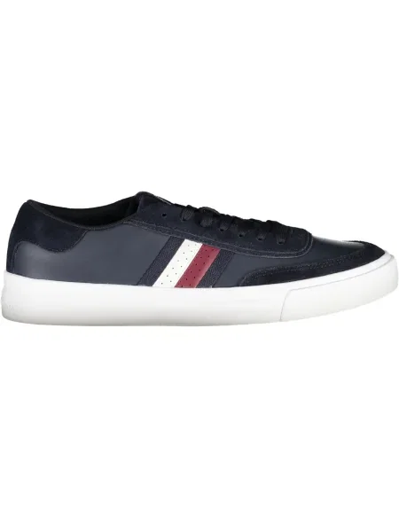 Usnjene superge Tommy Hilfiger modra