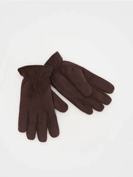 Перчатки Reserved коричневые