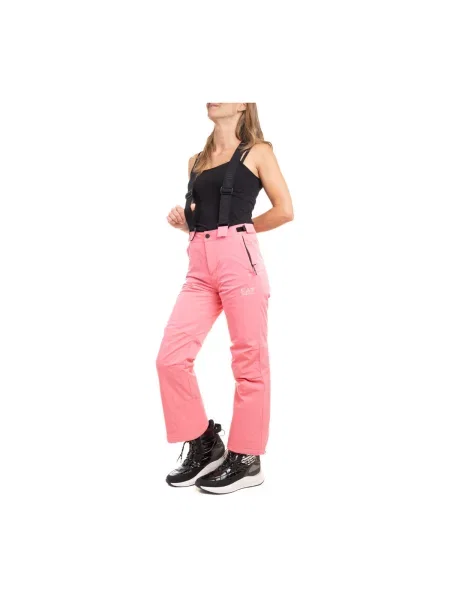 Pantaloni Emporio Armani Ea7 roz