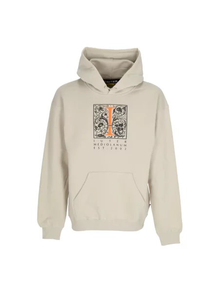 Bluza z kapturem Iuter z kapturem beżowa