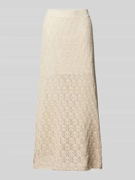 Długa spódnica z elastycznym pasem model ‘NIVA’ Selected Femme biała