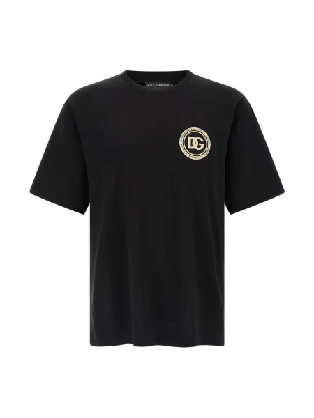 Koszulka Dolce And Gabbana z logo czarna