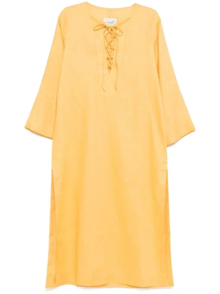 Rochie Bambah de in de costum galben
