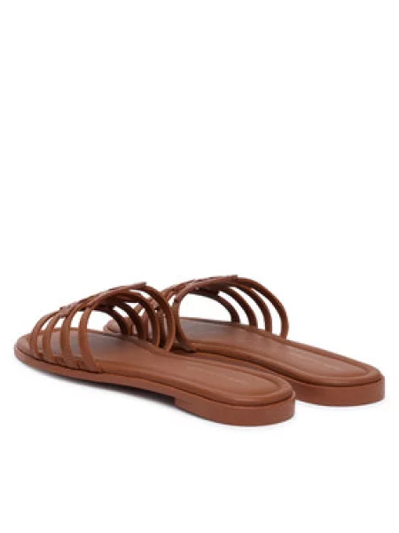 Pantofle Tommy Hilfiger hnědé