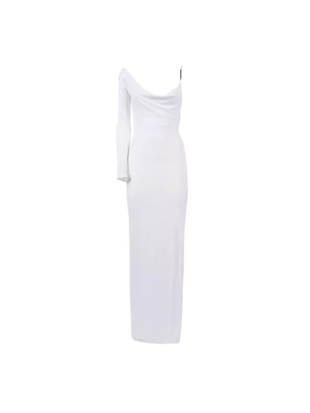 Sukienka maxi Elisabetta Franchi biała