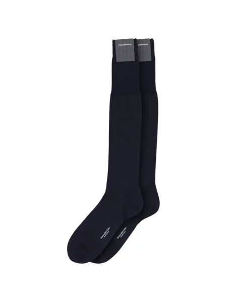 Șosete Zegna tricotate albastru