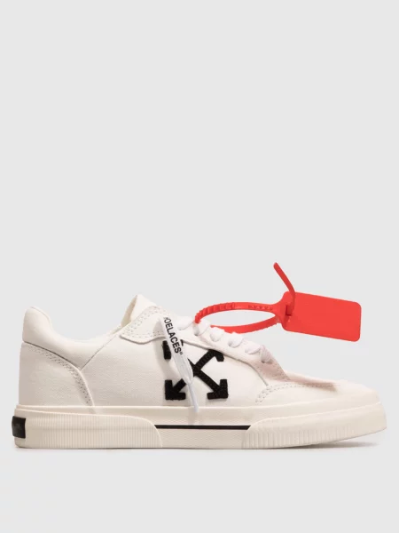 Кросівки Vulcanized з фактурним логотипом Off-white білі