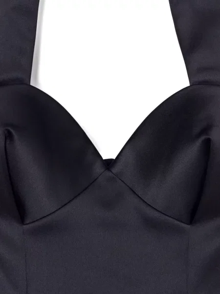 Rochie Marc Jacobs cu gât halter de costum negru
