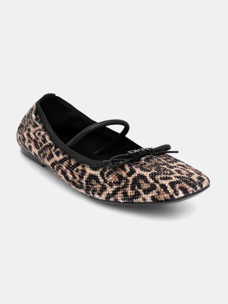 DKNY Baleríny Dale hnědé