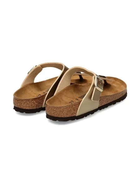 Lapos talpú félcipő Birkenstock sárga