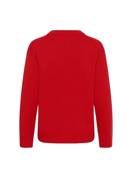 Dzianinowy sweter Part Two czerwony