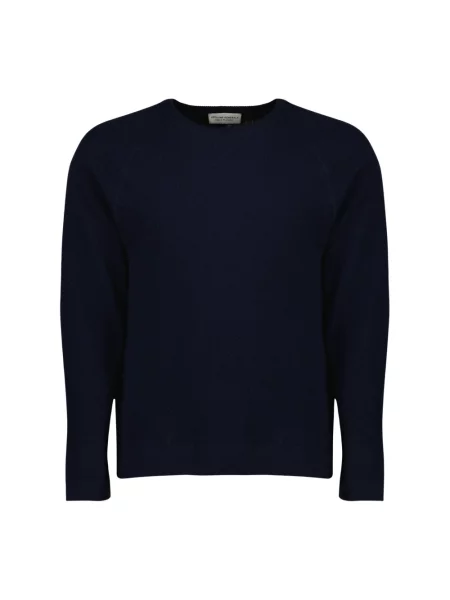 Sweter Officine Generale z kaszmiru niebieski