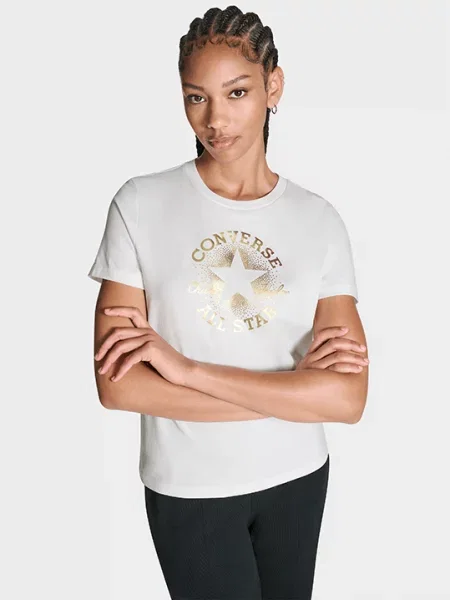 Koszulka Metallic Chuck Taylor T-Shirt biała