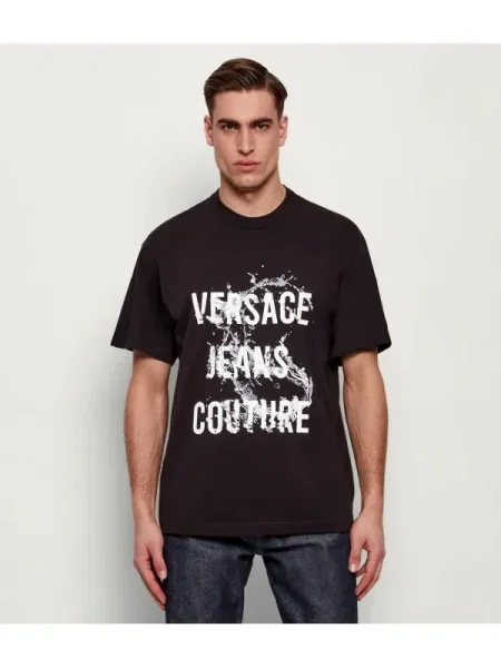Versace Jeans Couture Tricou SPLASH negru