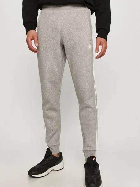 Adidas Pantaloni trening Classics Fitted Fit gri