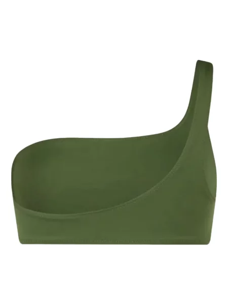 Bikini Mc2 Saint Barth cu un umăr gol verde