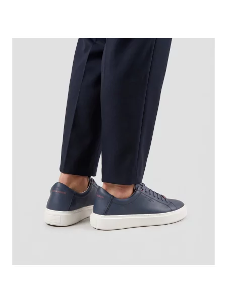 Sneakersy Alexander Smith skórzane niebieskie