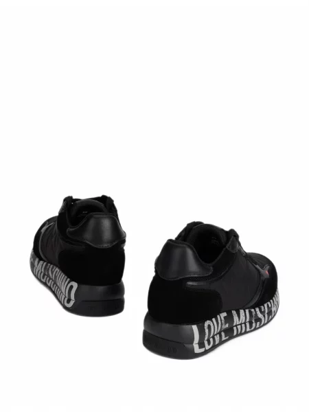 Маратонки Love Moschino с принт черно