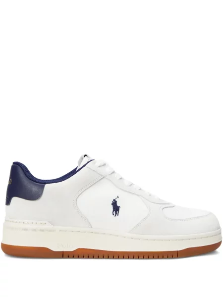 Szerokie polo Polo Ralph Lauren z przetarciami w paski czarne