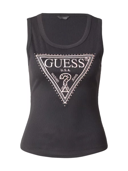GUESS Top Savina roz deschis negru