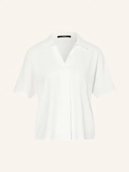 Someday Koszulka Keliane Z Mieszanki Materiałów weiss biała