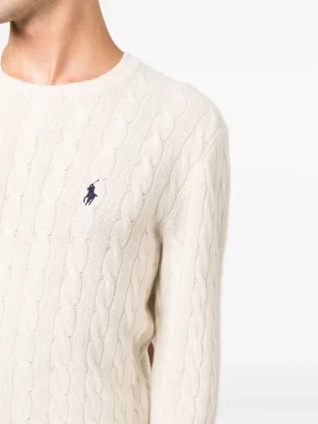 Șosete Polo Ralph Lauren cu broderie în carouri plisate albastru