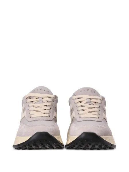 Sneakerși Hogan din piele de căprioară gri