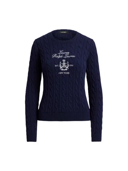 Sweter Ralph Lauren z długim rękawem niebieski