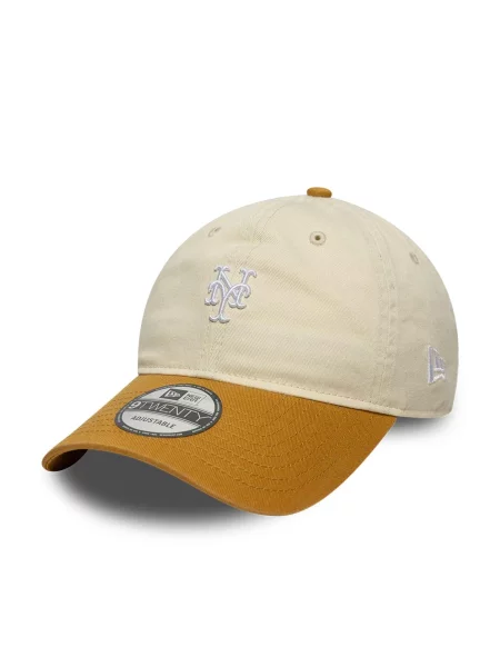 Czapka baseballowa New York Mets New Era Mini Washed Contrast biała