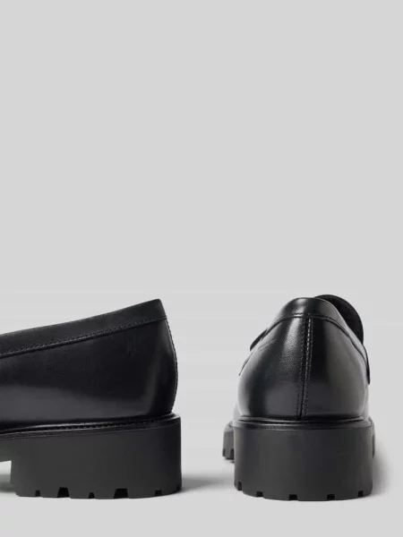 Loafersy z naturalnej skóry bydlęcej model KENOVA' Vagabond czarne