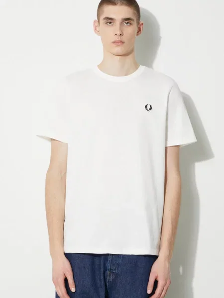 Футболка Fred Perry з круглим вирізом біла