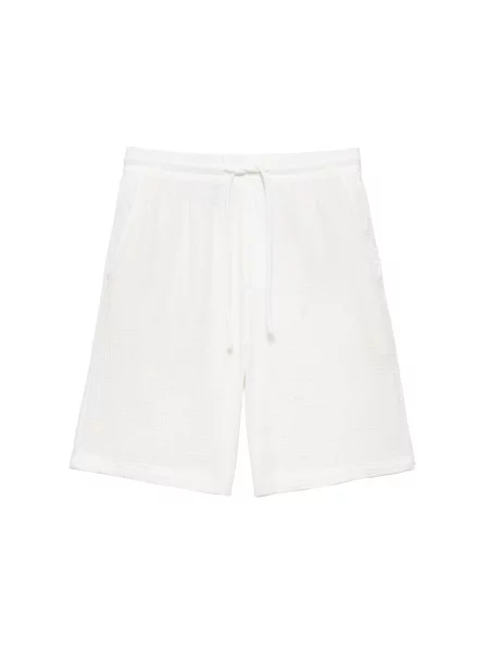 Pull&Bear Pantaloni alb