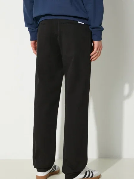Штани Norse Projects Aros Regular Organic прямі чорний
